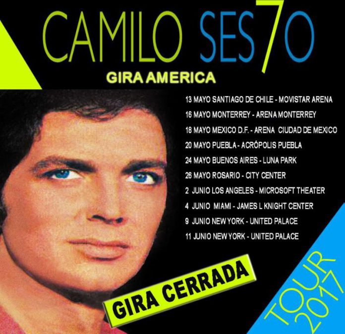 Camilo Sesto llega a Los Ángeles en gira de despedida