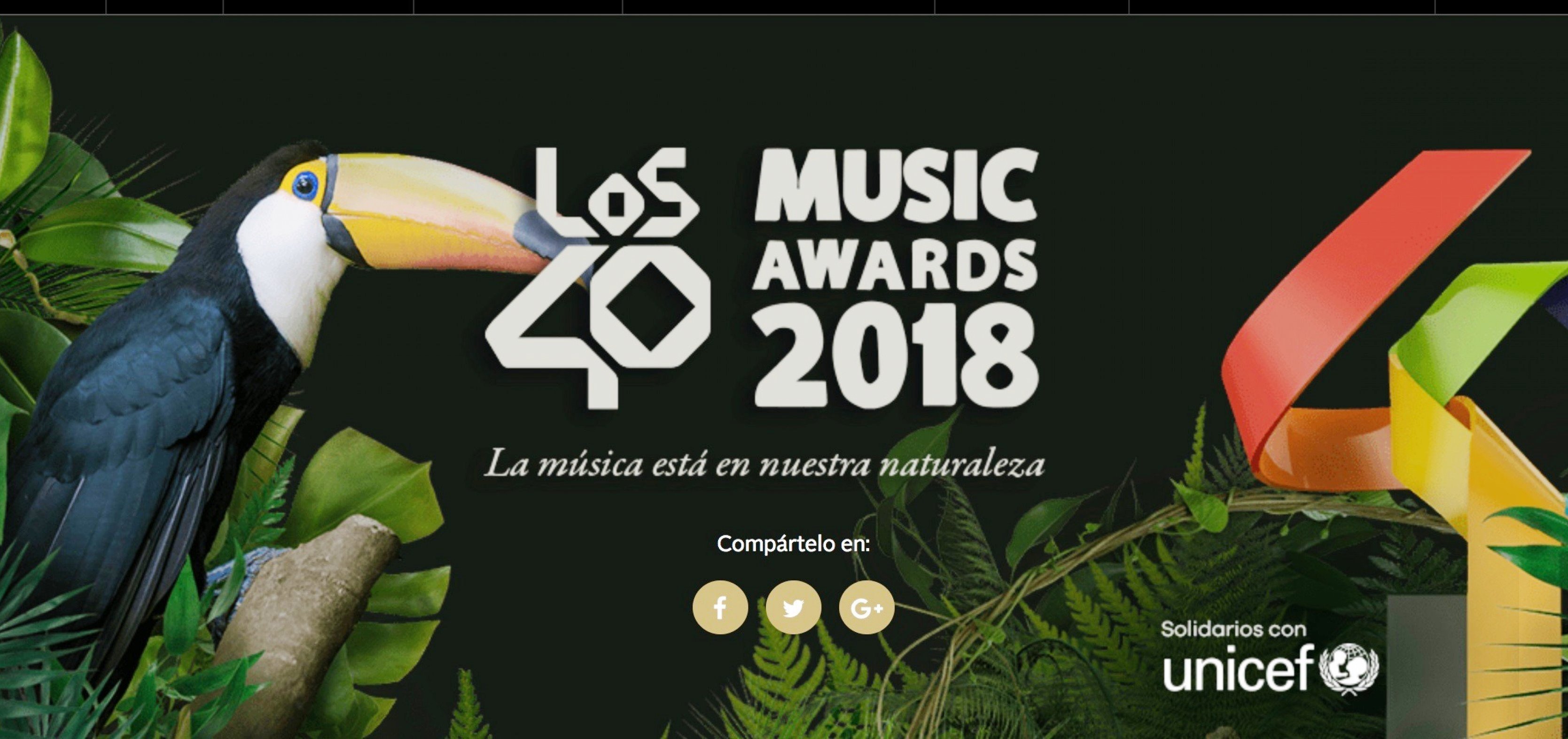 Se anuncian los nominados a Los 40 Music Awards radioNOTAS