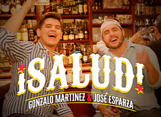 Gonzalo Martínez y José Esparza celebran la soltería con el tema “Salud”