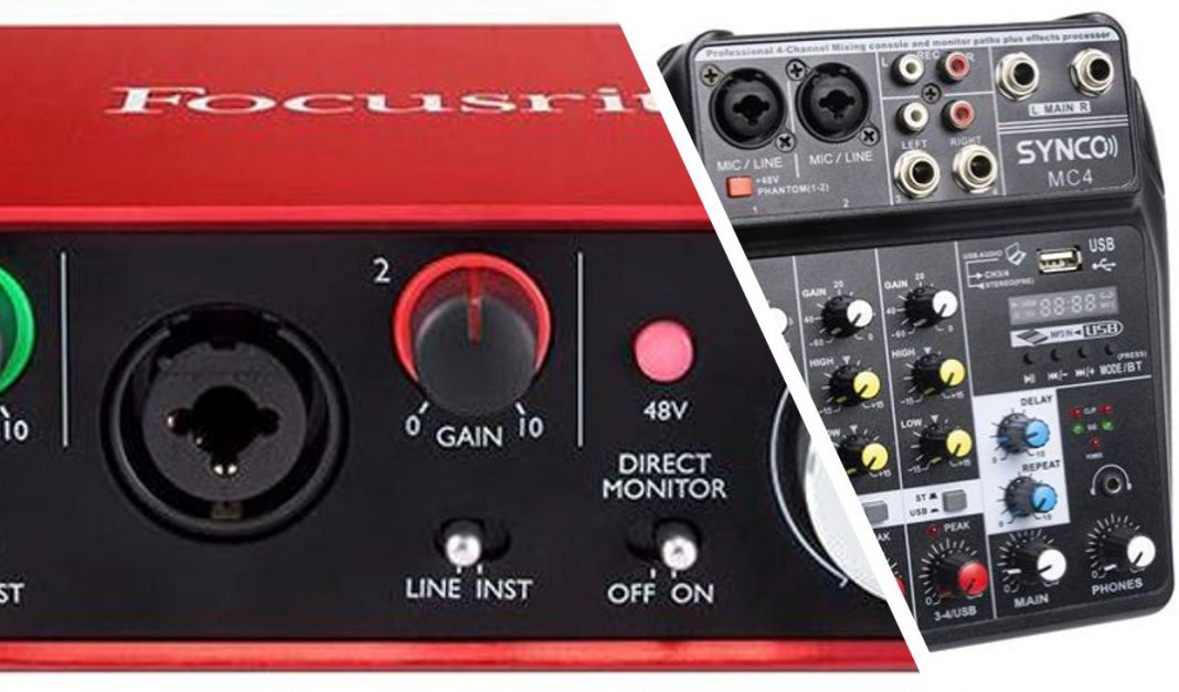 ¿Qué debo usar mixer o interfaz de audio? radioNOTAS