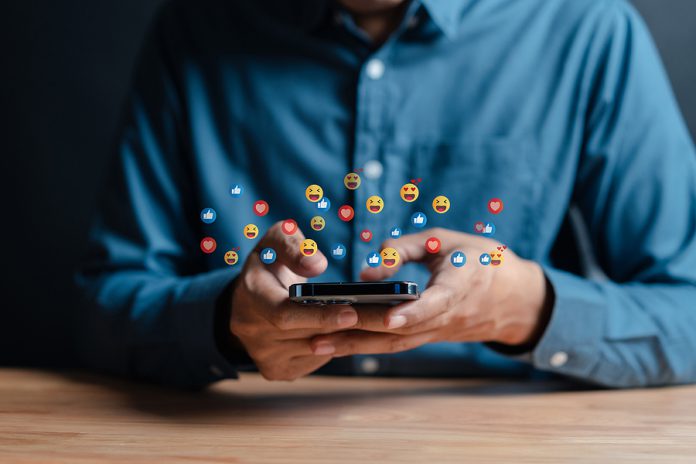 Man Using Social Media And Digital Online, Man Using Smart Phone