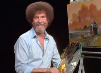 Arte de Bob Ross será subastado para financiar radio pública en EE. UU.