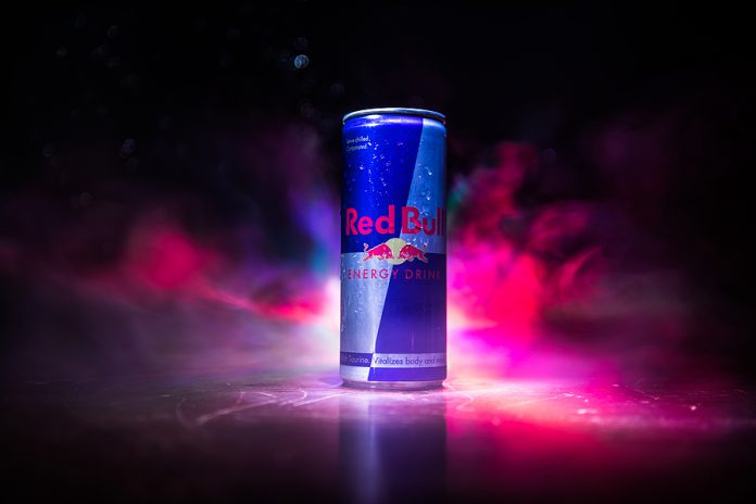 Baku, Azerbaijan - April 20, 2018: Red Bull Classic 250 Ml Can O