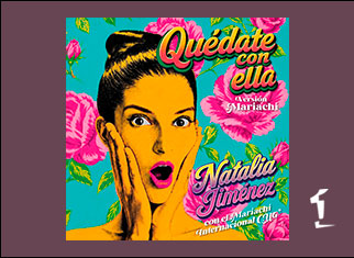 Natalia Jiménez cubre su voz con el sonido del mariachi para cantar el tema “Quédate con ella”