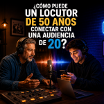 ¿Cómo puede un locutor de 50 años conectar con una audiencia de 20?