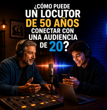 ¿Cómo puede un locutor de 50 años conectar con una audiencia de 20?