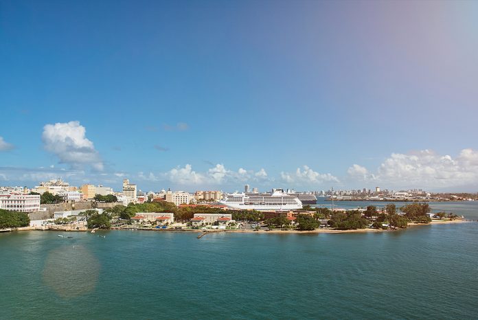 port in Puero Rico island San Juan city