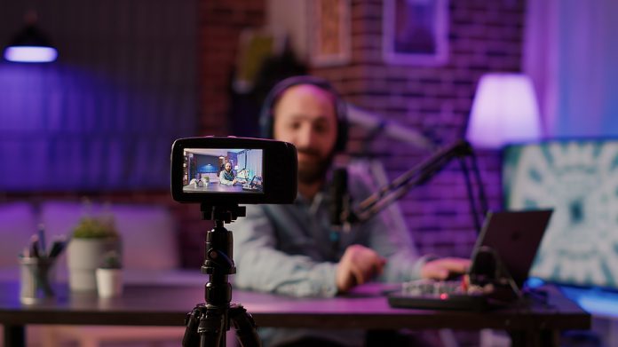 Selective Focus On Digital Video Camera Screen Recording Influen