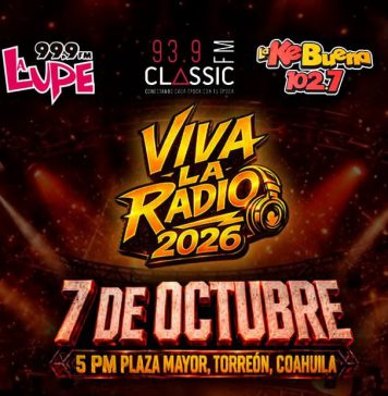 ‘Viva La Radio 2026’ prepara una gran fiesta musical en Torreón