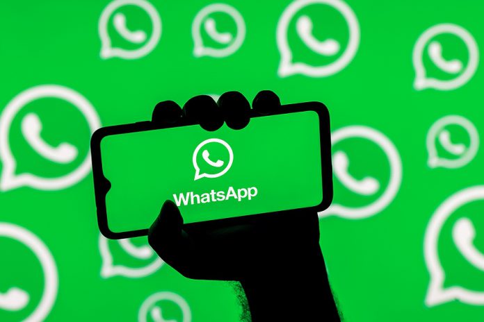 Kazan, Russia - Nov 08, 2021: Smartphone With The Whatsapp Messe